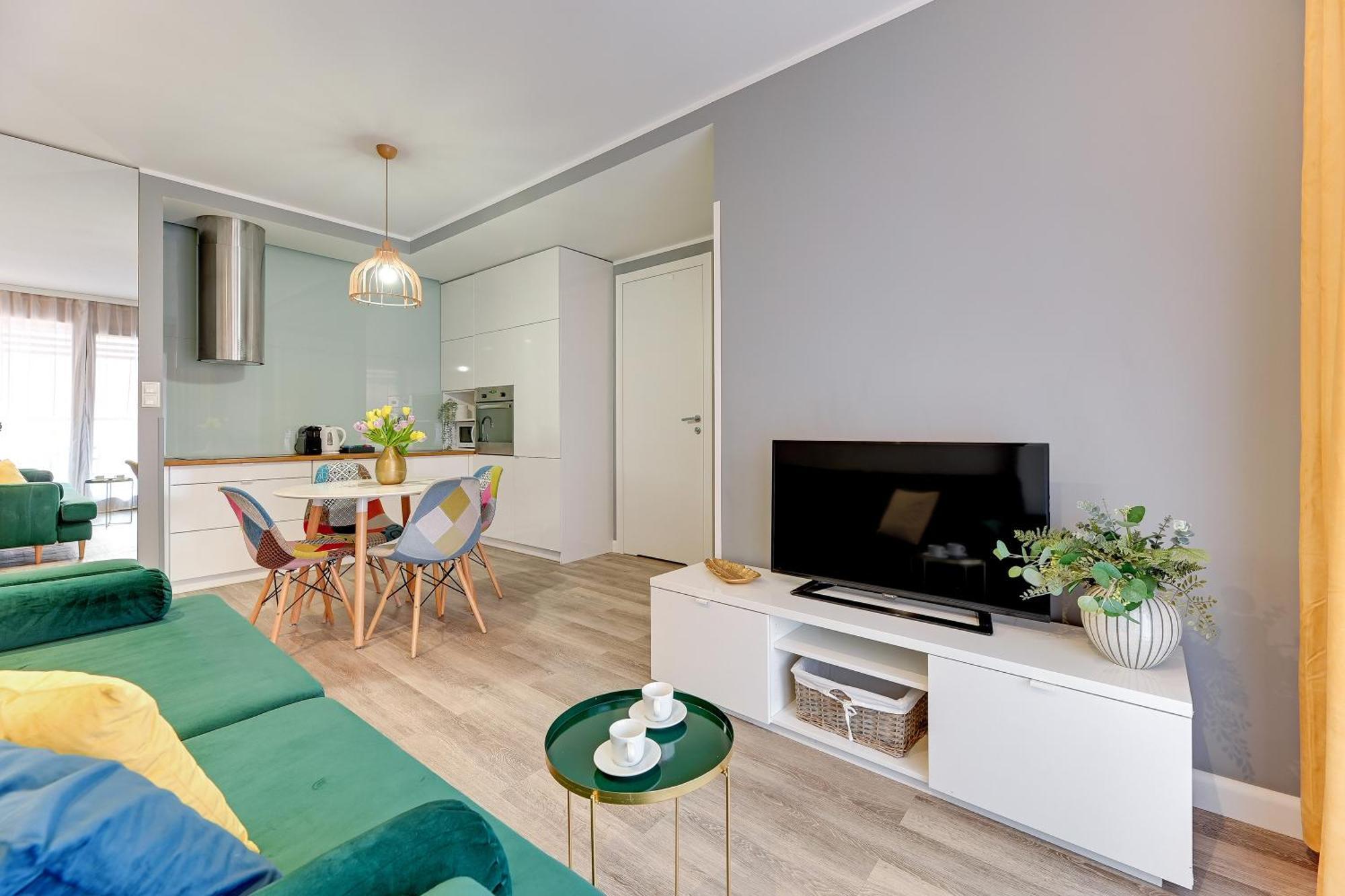 Aura - Riverside & Parking By Downtown Apartments Gdansk Bilik gambar
